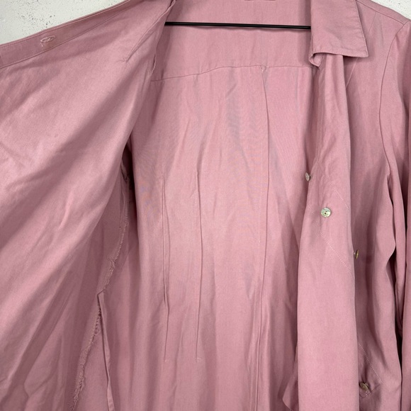 Soft Surroundings Button Wrap Tunic Top Side Button Tab Sleeves Large - Picture 7 of 10